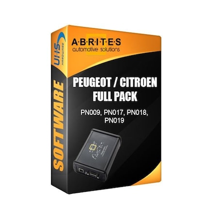 Abrites PEUGEOT / CITROEN FULL PACKPN009, PN017, PN018, PN019 ABRITES-PSA-FULL